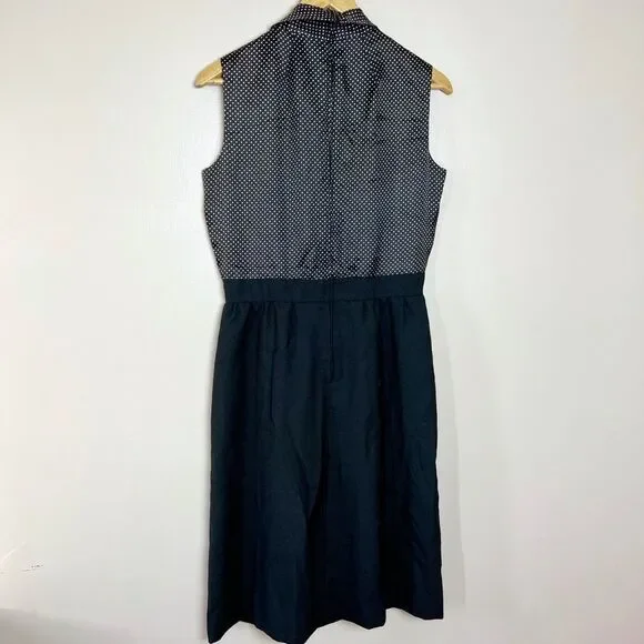 CLEARANCE! Vintage 60s Polka Dot Dress Size 6-8 VGUC - Picture 4 of 9